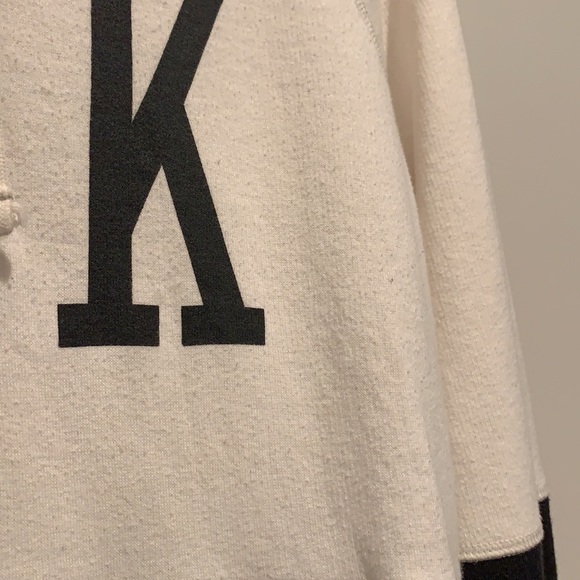 Victoria’s Secret PINK zip up hoodie black & white size small - Picture 4 of 7